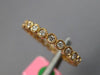.39CT DIAMOND 18KT YELLOW GOLD 3D ROUND BEZEL FILIGREE ETERNITY ANNIVERSARY RING