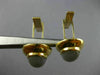 ESTATE LARGE AAA MOON STONE 18KT YELLOW GOLD 3D CLASSIC OVAL CUFF LINKS