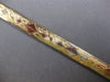 ANTIQUE WIDE 14KT WHITE YELLOW AND ROSE GOLD 3D HANDCRAFTED ITALIAN BRACELET