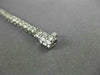 ESTATE 2.46CT ROUND CUT DIAMOND 14KT WHITE GOLD 3D CLASSIC TENNIS BRACELET