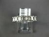 1.26CT DIAMOND 18KT WHITE GOLD 3D BAGUETTE 7 STONE SHARED PRONG ANNIVERSARY RING