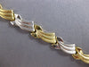 ESTATE 14KT WHITE & YELLOW GOLD 3D CLASSIC MATTE & SHINY MULTI BOW FUN BRACELET