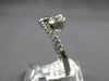ESTATE .68CT DIAMOND 14KT WHITE GOLD CLASSIC BEZEL 2 STONE CRISS CROSS LOVE RING
