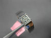 ESTATE .31CT DIAMOND 18KT WHITE GOLD 4 STONE PRINCESS INVISIBLE SQUARE MENS RING