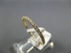 ESTATE .19CT DIAMOND 14KT YELLOW GOLD 3D CLASSIC 1.5MM SEMI ETERNITY LOVE RING