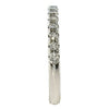 .32CT DIAMOND 18KT WHITE GOLD SEMI ETERNITY COMFORT FIT WEDDING ANNIVERSARY RING