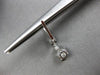 .63CT DIAMOND 14KT WHITE GOLD 3D CLUSTER FLOWER FUN LEVERBACK HANGING EARRINGS