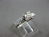 ANTIQUE .57CT OLD MINE DIAMOND PLATINIM FISHTAIL 5 STONE ENGAGEMENT RING #28024