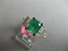 2.48CT DIAMOND & AAA EMERALD 18KT WHITE GOLD BAGUETTE & PRINCESS ENGAGEMENT RING
