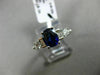 2.27CT ROUND & EMERALD DIAMOND & SAPPHIRE 18KT WHITE GOLD OVAL ENGAGEMENT RING