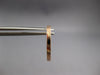 ESTATE .26CT DIAMOND 14K YELLOW GOLD 3D CLASSIC 2mm OVAL HUGGIE HANGING EARRINGS