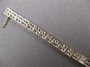 LONG ART DECO 1.60CT OLD MINE DIAMOND & AAA SAPPHIRE 14KT WHITE GOLD 3D BRACELET
