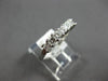 .75CT DIAMOND 14KT WHITE GOLD PRINCESS INVISIBLE PRONG WEDDING ANNIVERSARY RING