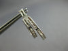 ESTATE 1.02CT DIAMOND 14KT WHITE GOLD 3D ROUND DOUBLE HOOP FUN HANGING EARRINGS