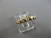 .22CT DIAMOND 14K YELLOW GOLD 3D ROUND 5 STONE DIAGONAL CHANNEL ANNIVERSARY RING