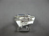 ESTATE .32CT DIAMOND 14KT WHITE GOLD ROUND & BAGUETTE STACKABLE ANNIVERSARY RING