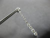 EXTRA LARGE 3.53CT DIAMOND 14KT WHITE GOLD 3D GRADUATING JOURNEY EARRINGS 28178