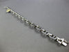 ESTATE LONG 14KT WHITE GOLD 3D CLASSIC OVAL LINK ITALIAN MENS BRACELET
