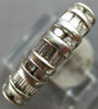 .80CT DIAMOND 14K WHITE GOLD ROUND & BAGUETTE MULTI ROW WEDDING ANNIVERSARY RING