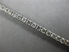 7.34CT SALT & PEPPER DIAMOND 14KT WHITE GOLD 3D ROUND ETERNITY TENNIS BRACELET