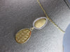 .40CT DIAMOND 14KT YELLOW GOLD 3D MATTE & SHINY OVAL CHECKER LARIAT FUN NECKLACE