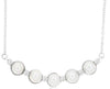 .10CT DIAMOND & AAA SOUTH SEA PEARL 14KT WHITE GOLD 3D BY THE YARD FUN NECKLACE