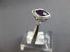 1.42CT DIAMOND & AAA AMETHYST 14KT WHITE GOLD CUSHION & ROUND FILIGREE FUN RING