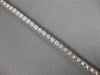 ESTATE 1.0CT DIAMOND 14K WHITE GOLD 3D ROUND DIAMOND CUT CLASSIC TENNIS BRACELET