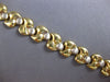 ESTATE WIDE 14KT WHITE & YELLOW GOLD CLASSIC MATTE & SHINY FUN FLORAL BRACELET