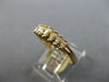 .39CT DIAMOND 14K WHITE & YELLOW GOLD 3D 7 STONE MARQUISE SHAPE ANNIVERSARY RING