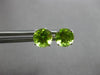 ESTATE 1.80CT AAA PERIDOT 14KT WHITE GOLD CLASSIC SOLITAIRE STUD EARRINGS #27901