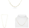 ESTATE .34CT DIAMOND 14KT YELLOW GOLD 3D MULTI BRANCH FUN ADJUSTABLE NECKLACE