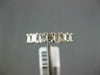 1.26CT DIAMOND 18KT WHITE GOLD 3D BAGUETTE 7 STONE SHARED PRONG ANNIVERSARY RING