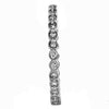 .25CT DIAMOND 18KT WHITE GOLD 3D ROUND 2MM FILIGREE ETERNITY ANNIVERSARY RING
