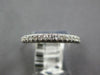 .57CT DIAMOND 14KT WHITE GOLD 3D CLASSIC 2.5MM SEMI ETERNITY ANNIVERSARY RING
