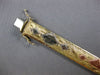 ANTIQUE WIDE 14KT WHITE YELLOW AND ROSE GOLD 3D HANDCRAFTED ITALIAN BRACELET