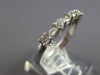 .45CT DIAMOND 14KT WHITE GOLD ROUND & BAGUETTE 7 STONE WEDDING ANNIVERSARY RING