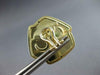 ESTATE LARGE 14K YELLOW GOLD 3D LOVE KNOT ITALIAN CLIP ON HANGING EARRINGS 27526
