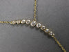 .49CT DIAMOND 14KT YELLOW GOLD GRADUATING JOURNEY SOLITAIRE LARIAT FUN NECKLACE