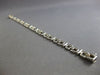ESTATE 14KT WHITE GOLD 3D CLASSIC ITALIAN OVAL LINK LOVE BRACELET