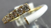 .43CT DIAMOND & WHITE ENAMEL 14K YELLOW GOLD GRADUATING JOURNEY CRISS CROSS RING