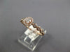 .53CT DIAMOND 14KT ROSE GOLD SOLITAIRE HALO FLOWER FRIENDSHIP PROMISE LOVE RING