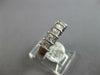 ESTATE .69CT DIAMOND PLATINUM CLASSIC 5 STONE CHANNEL PRINCESS ANNIVERSARY RING