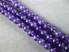 ESTATE LONG AAA AMETHYST 14KT YELLOW GOLD MULTI STRAND BEADED FUN NECKLACE 27142