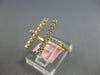 ESTATE .39CT DIAMOND 14KT YELLOW GOLD 3D CLASSIC DOUBLE BAR FUN RING