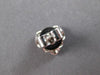ESTATE 1.01CT DIAMOND 18KT WHITE GOLD HEART SHAPE HALO INVISIBLE STUD EARRINGS