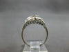 ANTIQUE LARGE ART DECO .71CT OLD MINE DIAMOND & AAA SAPPHIRE PLATINUM RING 27762