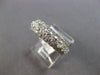 1.77CT DIAMOND 14K WHITE GOLD ROUND CLASSIC ROUND 3 ROW WEDDING ANNIVERSARY RING