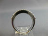 WIDE 1.41CT DIAMOND 18KT WHITE GOLD ROUND & PRINCESS MULTI ROW ANNIVERSARY RING