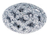 ESTATE LARGE 1.87CT DIAMOND 18KT WHITE GOLD 3D MULTI BEZEL DOME SHAPE FUN RING